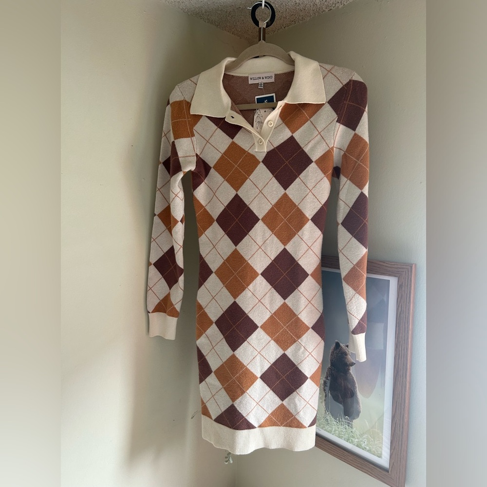 70s Style Sweater Dress